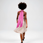 Amélise Cascade Bow Dress