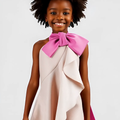 Amélise Cascade Bow Dress