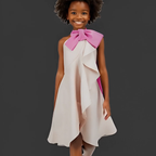 Amélise Cascade Bow Dress