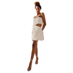 Model wearing a Maison Aria Dress