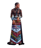 Model wearing a Maison Aria Dress