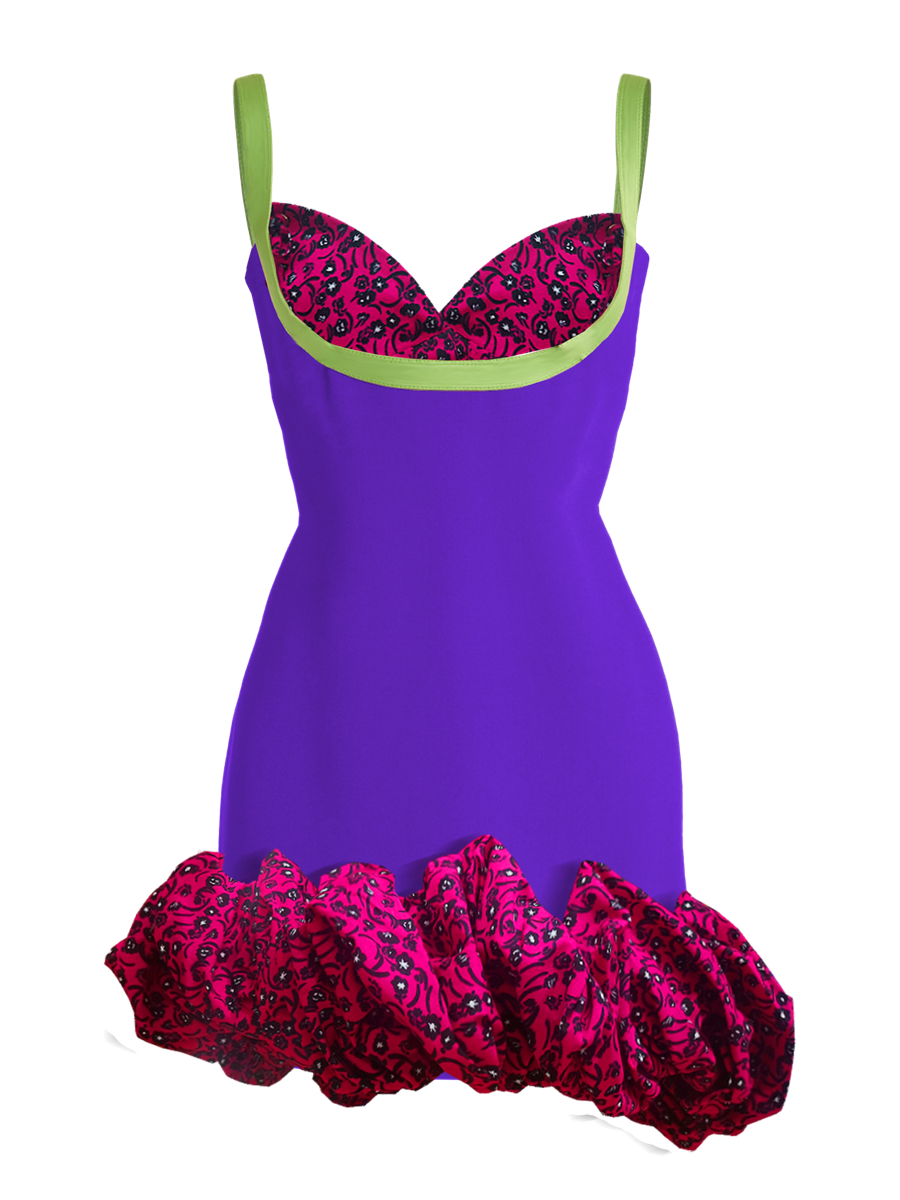 Model wearing a Maison Aria Dress