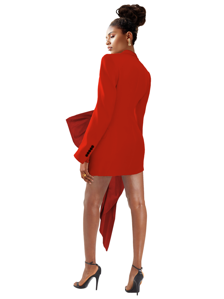 Model wearing a Maison Aria Dress