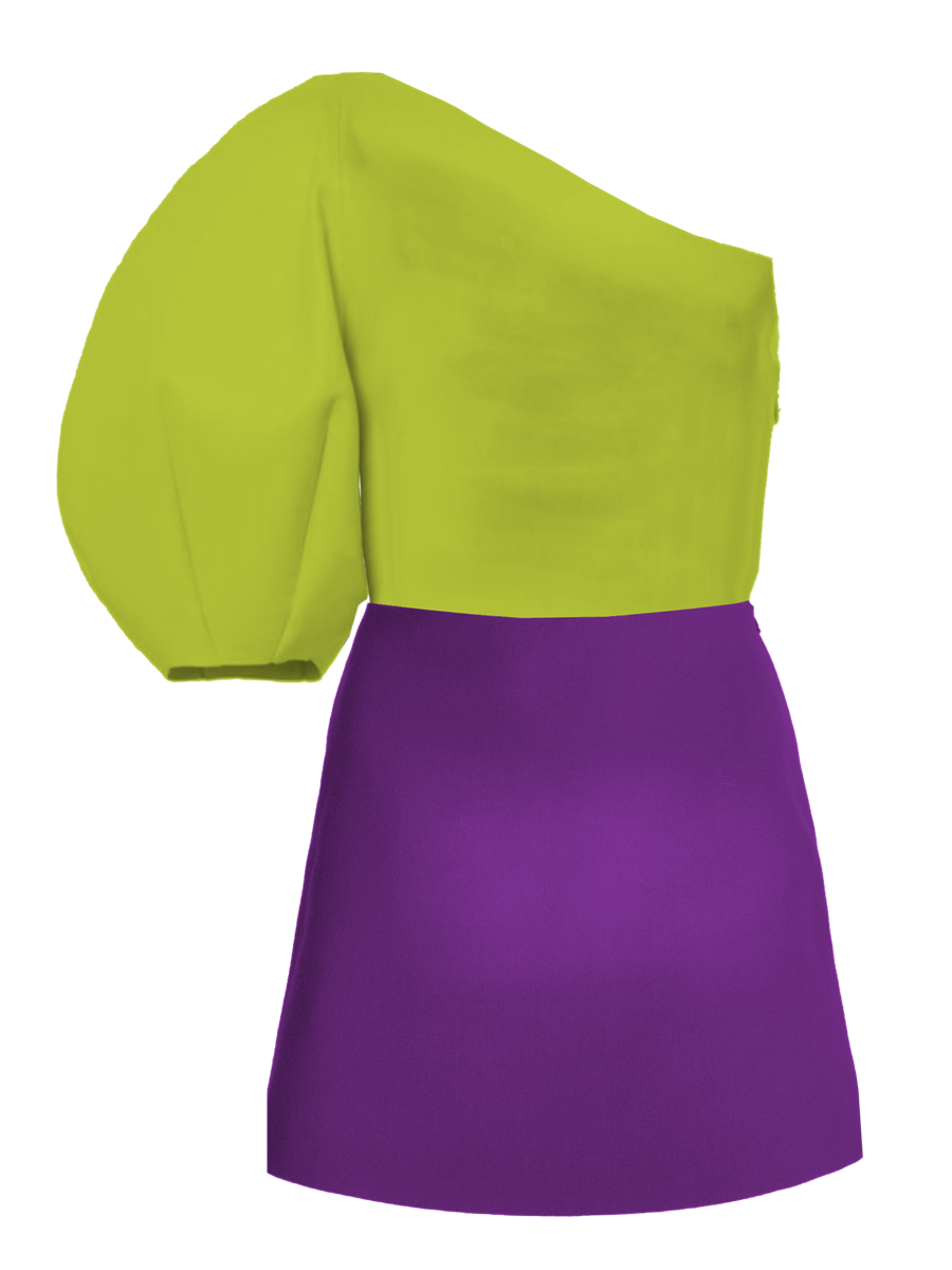 Model wearing a Maison Aria Dress