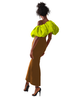 Model wearing a Maison Aria Dress