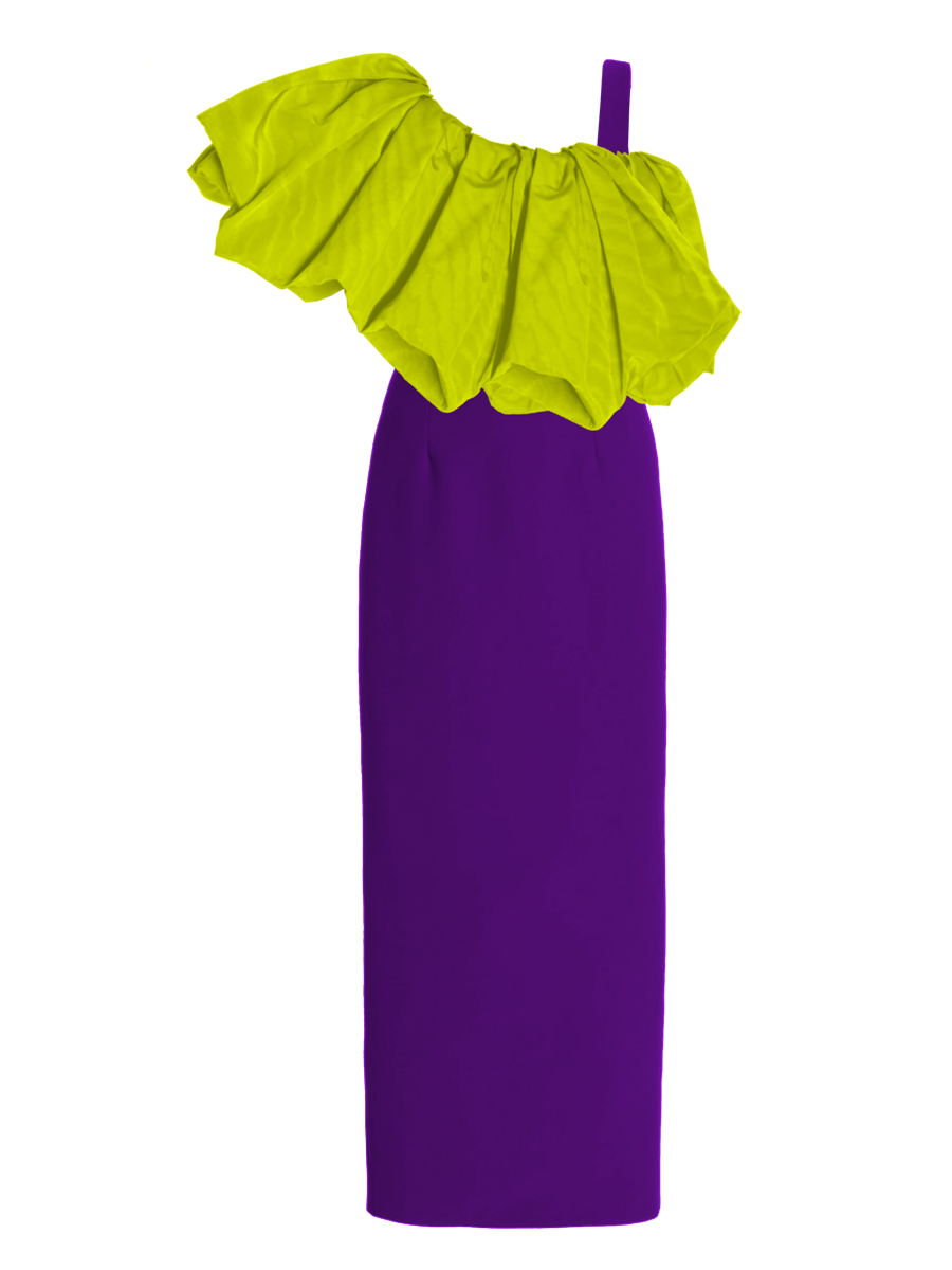 Model wearing a Maison Aria Dress