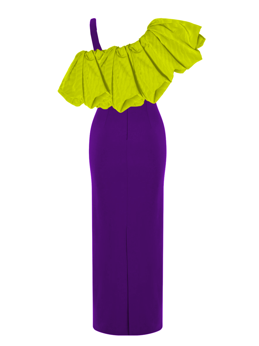 Model wearing a Maison Aria Dress