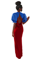 Model wearing a Maison Aria Dress