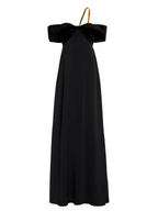 Model wearing a Maison Aria Dress