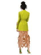 Yara Fringe Blazer Dress