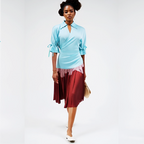 NALIA Faux Wrap Dress