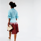 NALIA Faux Wrap Dress