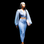 Frost Meadow Maxi Crepe Dress