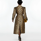 Uju Leopard Print Coat