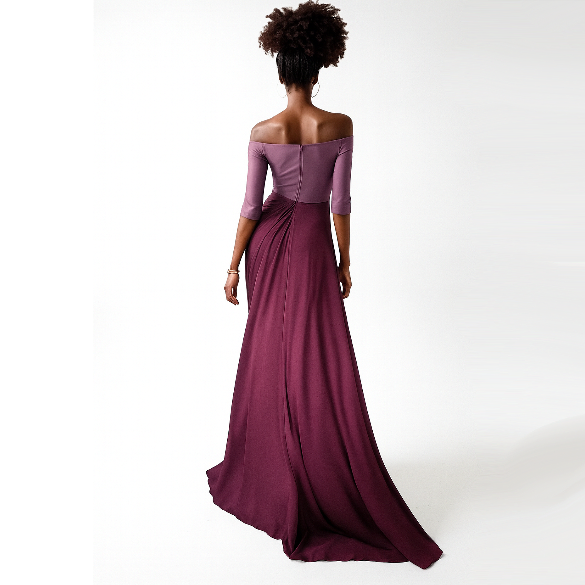 Madonna Maxi Draped Dress