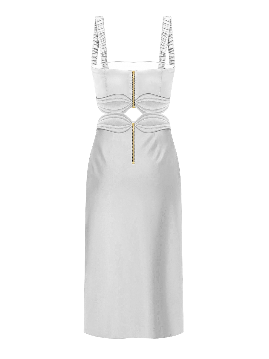 The Selima Silk Slip Dress
