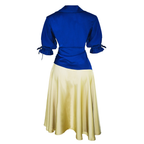 MWANGA Faux Wrap Silk Dress