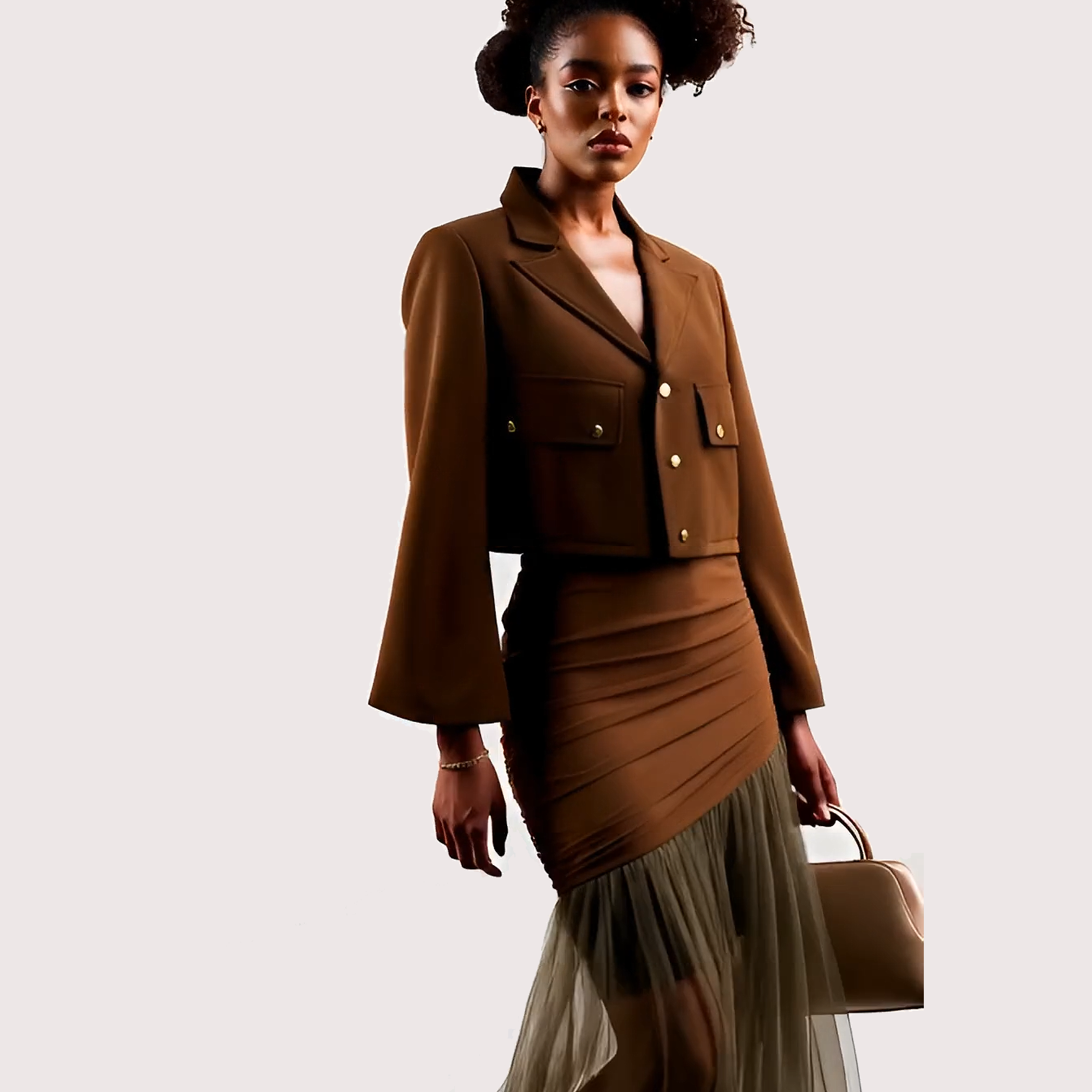 Akemi Cascade Tulle Skirt