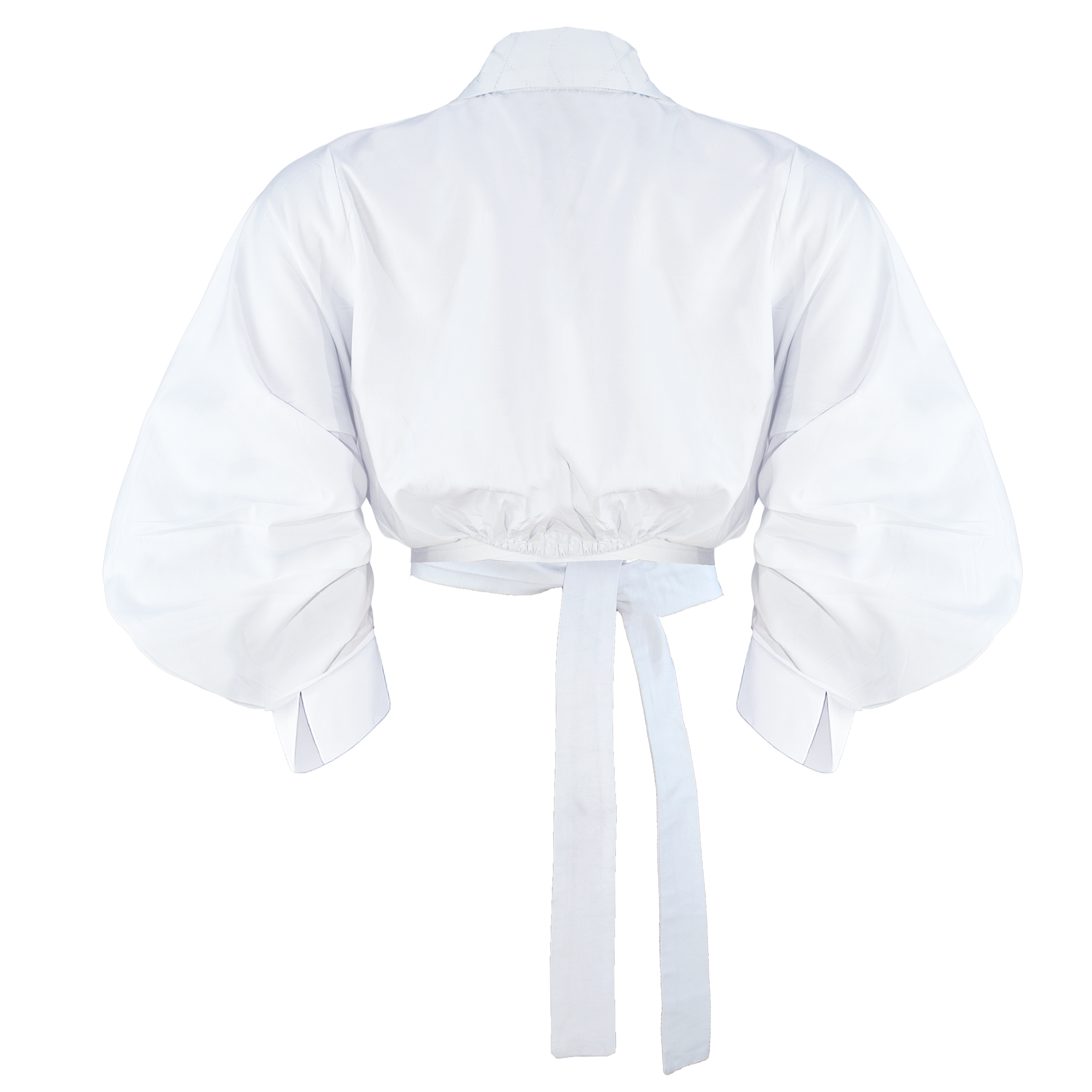 KIFARU Sculpted Wrap Blouse