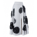 Hana 3D Embellished Midi Skirt