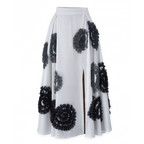 Hana 3D Embellished Midi Skirt