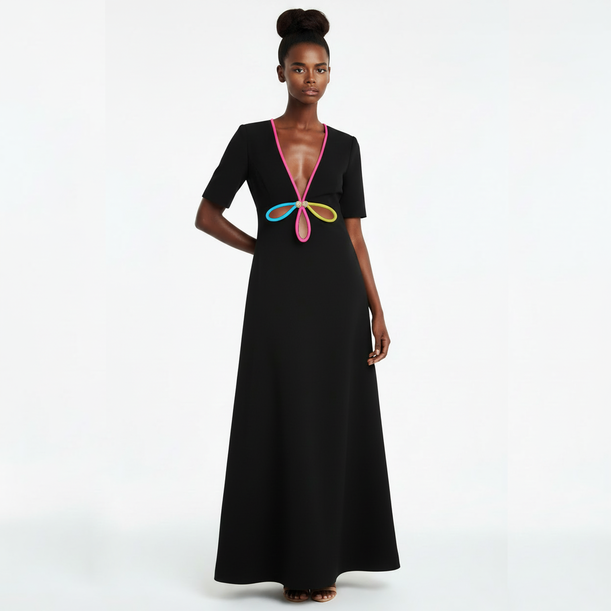 Imani Maxi Crepe Dress