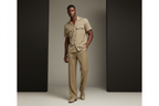Editorial Photo - Kwasi Luxe Utility Shirt & Kowale Tailored Fluid Pants - Editorial Style