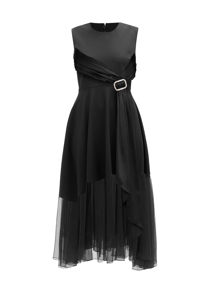 Model wearing a Maison Aria Dress