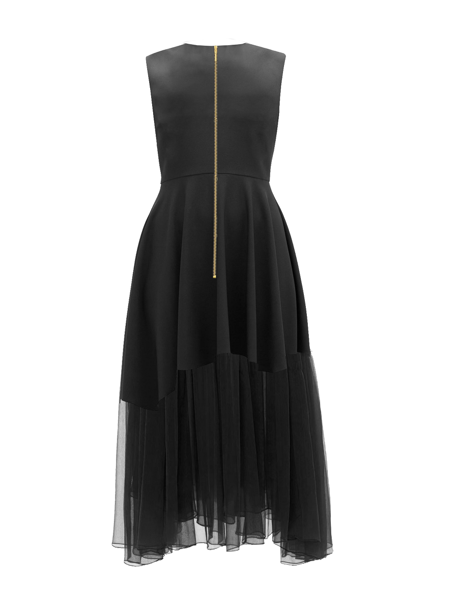 Model wearing a Maison Aria Dress