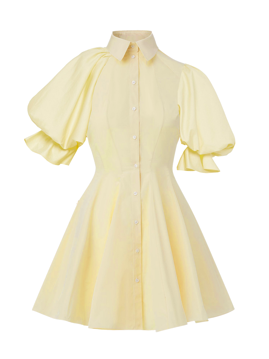 Model wearing a Maison Aria Dress