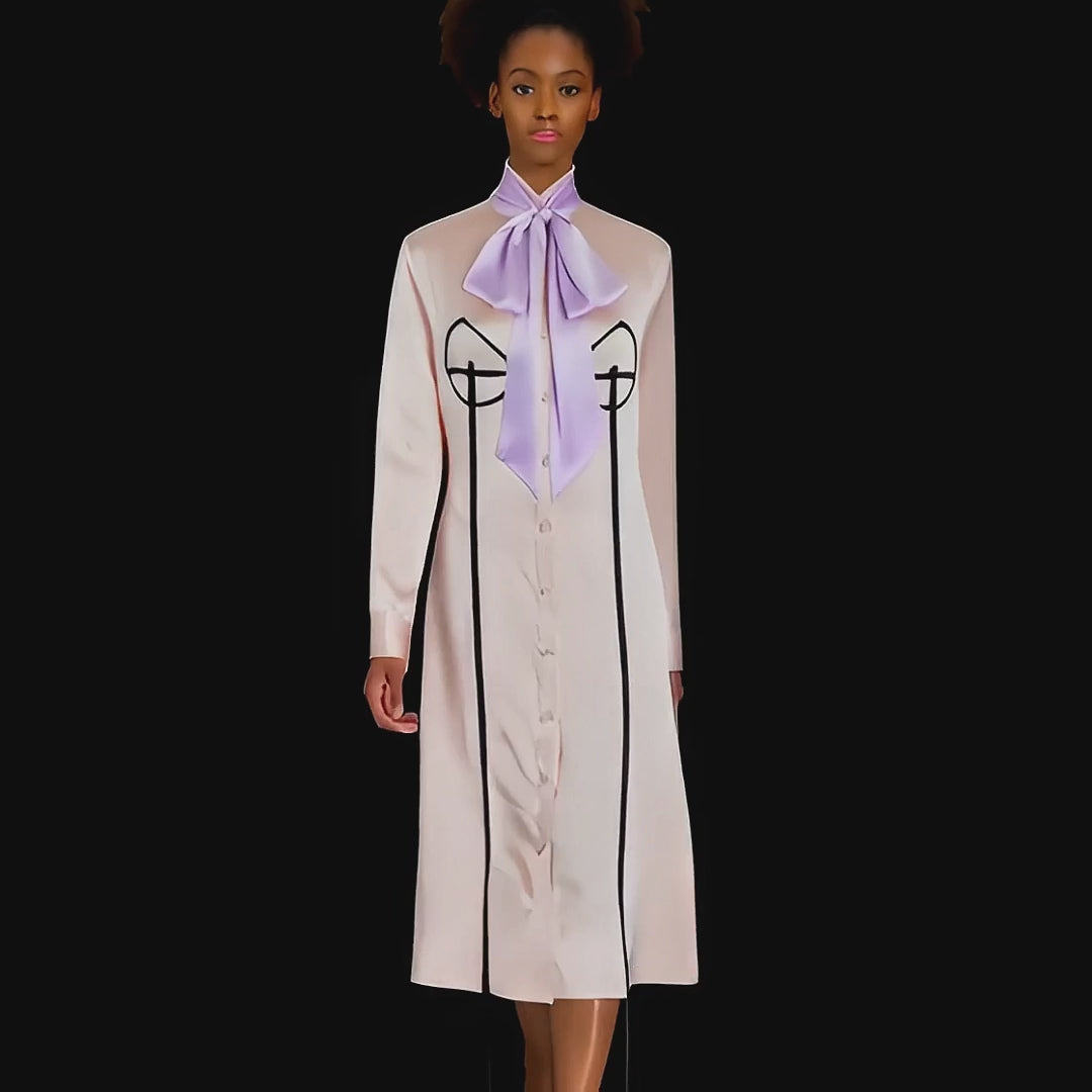 Cordelia Silk Shirt Dress