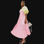 Spring Fling Maxi Flared Dress