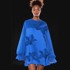 Shaffy-Bleu Petal Dress