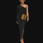 Bria Maxi Mono Sleeve Dress