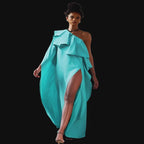 Goddess Draped Maxi Caftan Dress