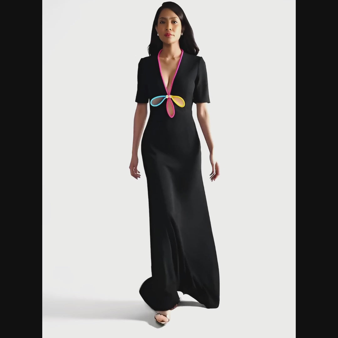 Imani Maxi Crepe Dress