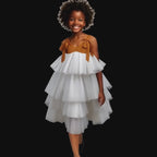 Seraphina Cloud Tiered Dress