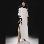 Sia Maxi Crepe Caftan Dress