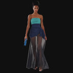 Dalia Silk and Tulle Dress