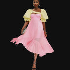 Spring Fling Maxi Flared Dress