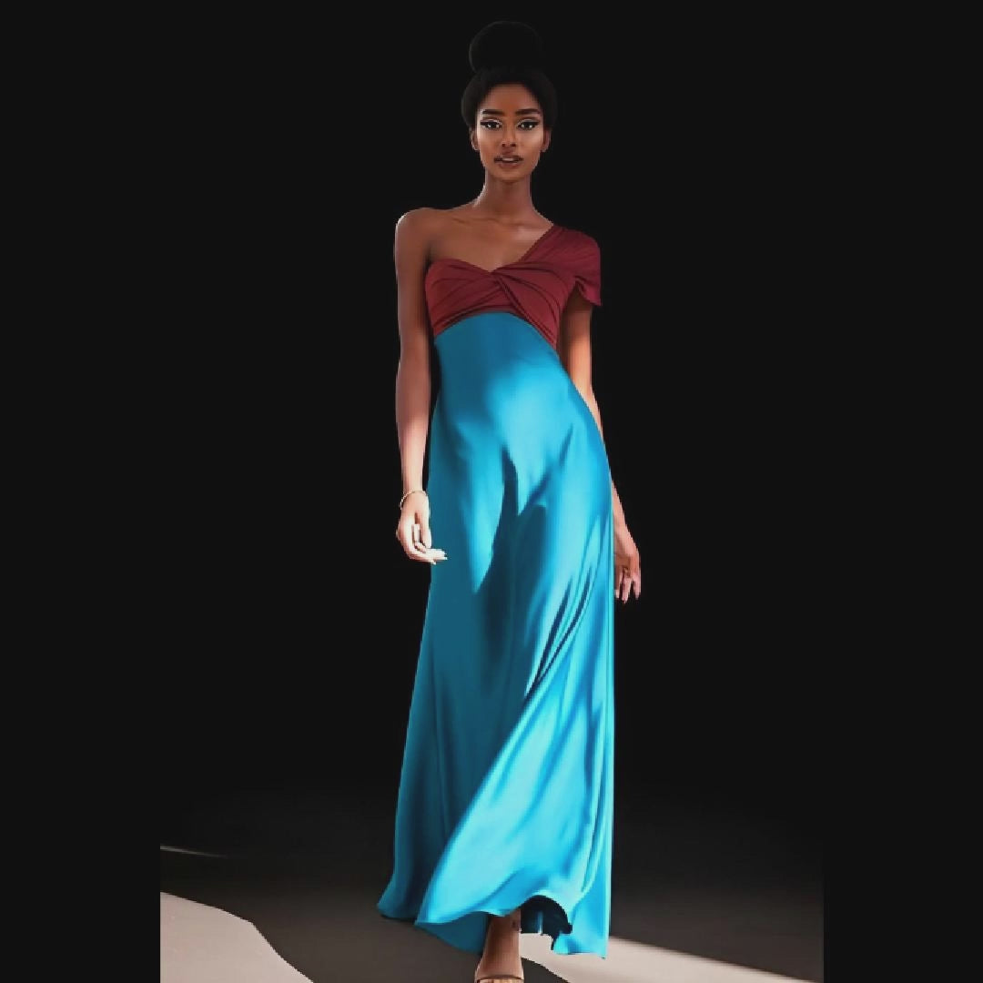 Yasmin Maxi Silk Slip Dress