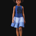 Saphira Ombré Bow Ruffle DresS