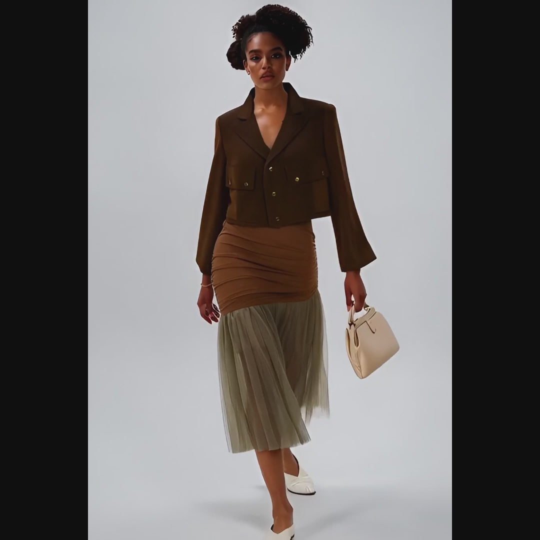 Akemi Cascade Tulle Skirt