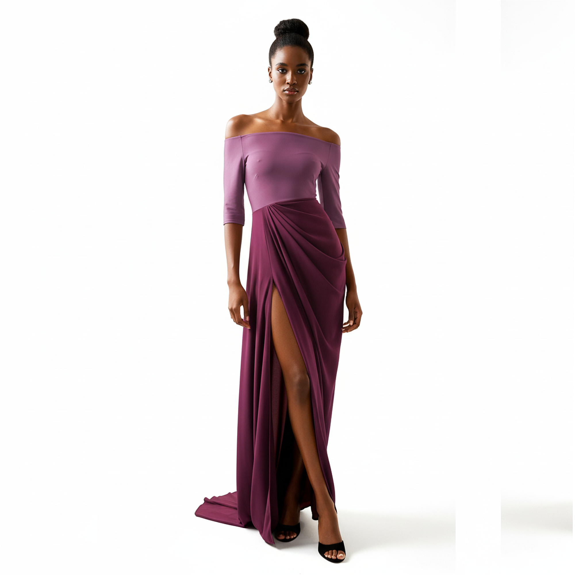 Madonna Maxi Draped Dress