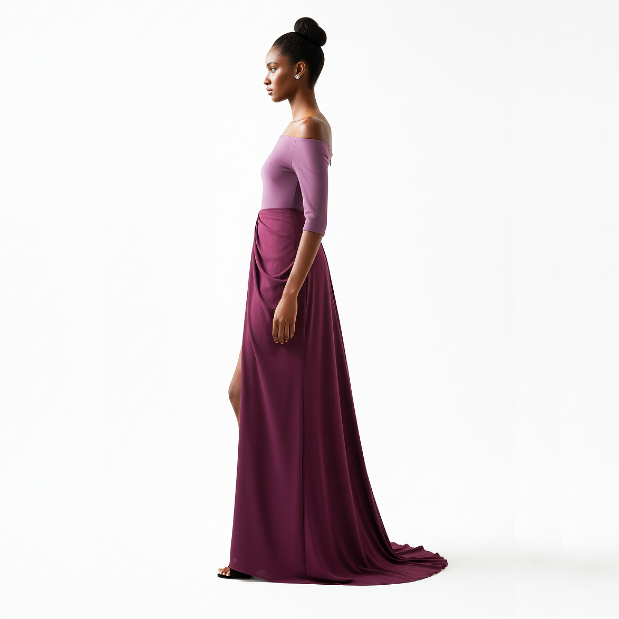 Madonna Maxi Draped Dress