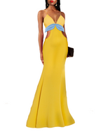 Raina Maxi Crepe Dress