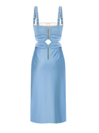 The Selima Silk Slip Dress