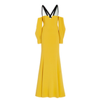 Somerset Maxi Crepe and Silk Dress