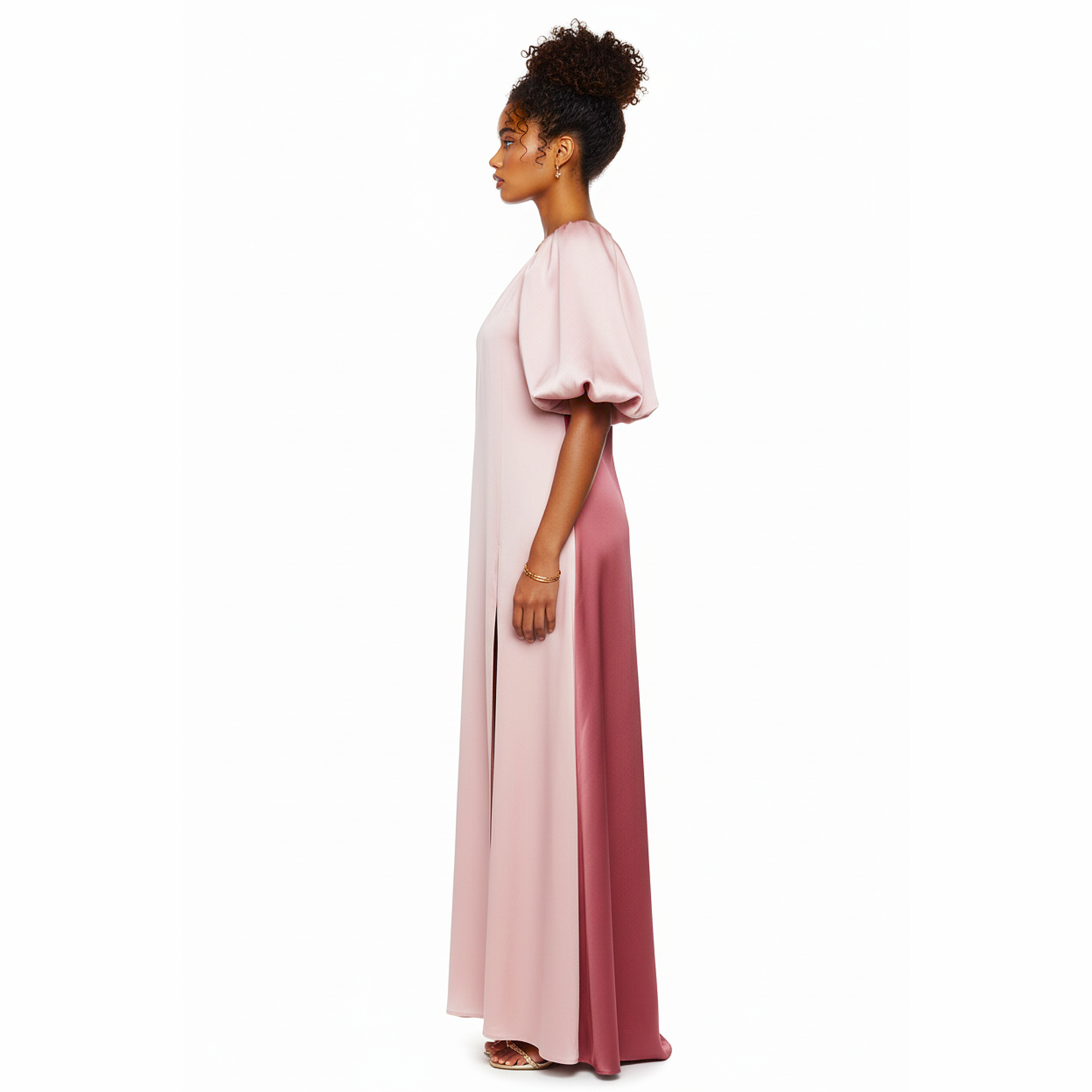 Adara Two Toned Maxi Caftan