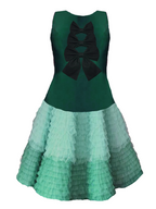 Saphira Ombré Bow Ruffle DresS